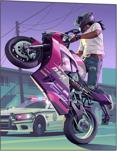 gta vi cover panel 03 motorcycle wheelie still