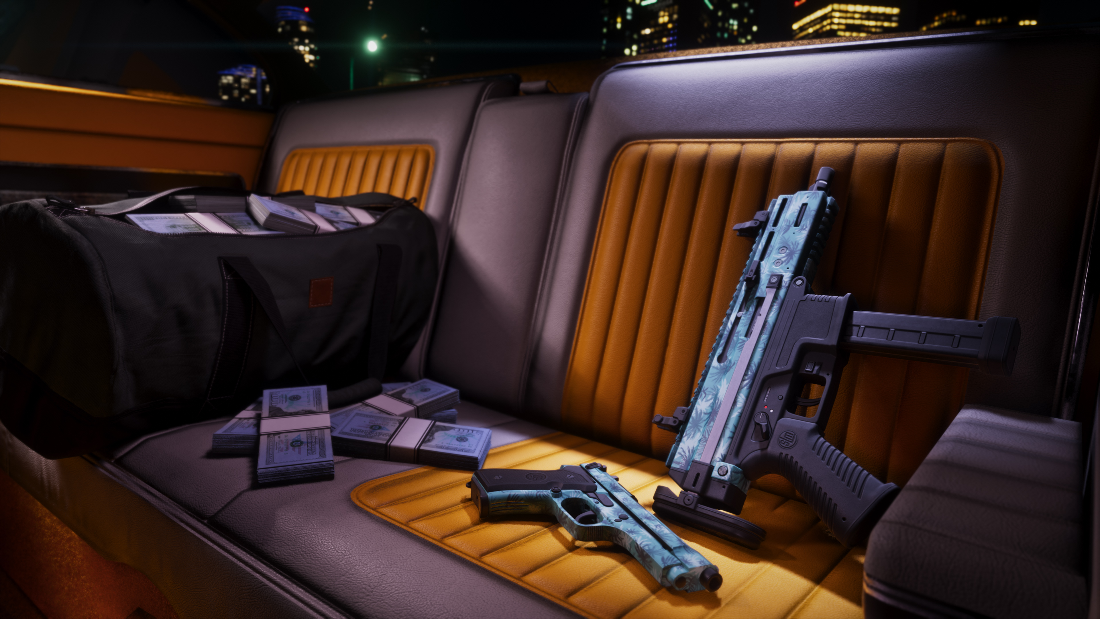 VINTAGE VICE CITY WEAPON PATTERN 01